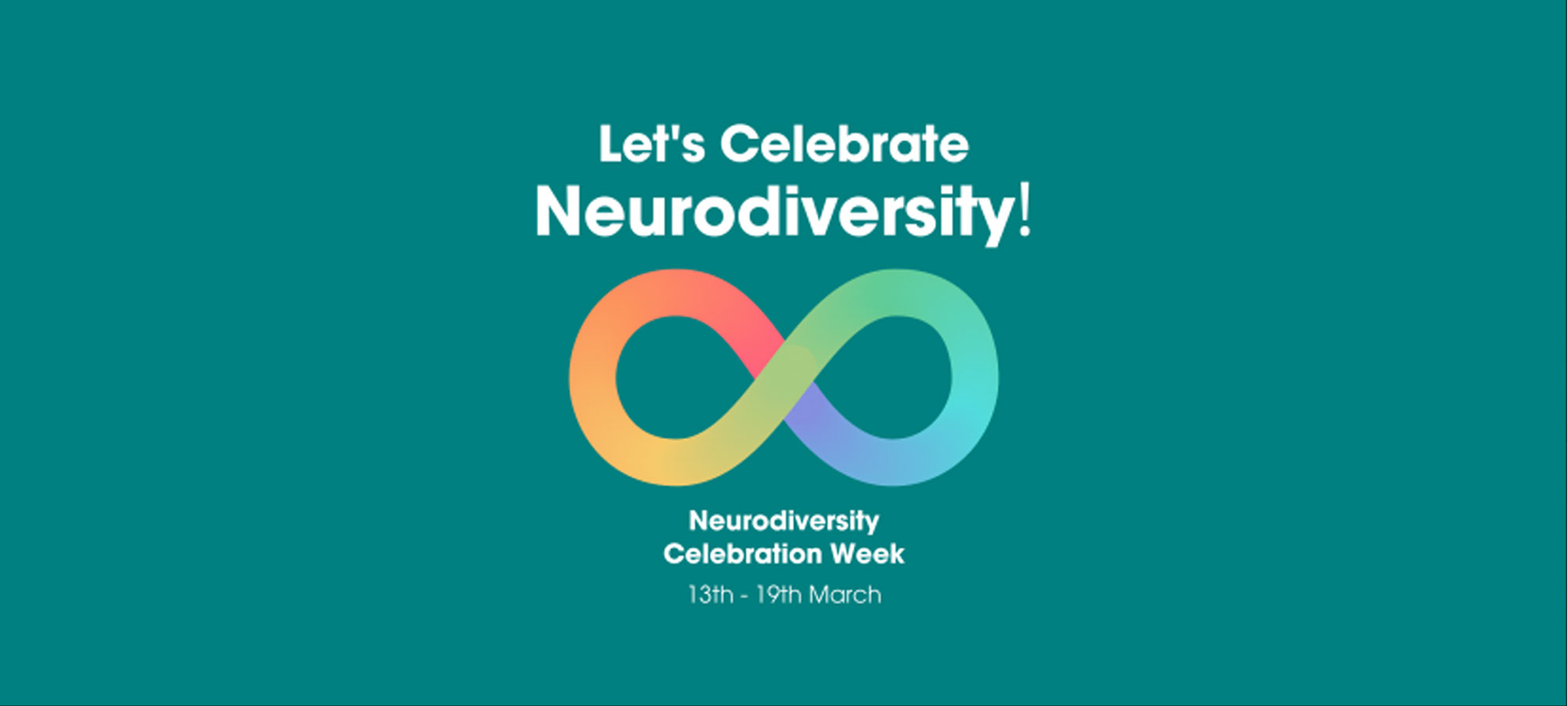 let's celebrate neurodiversity banner