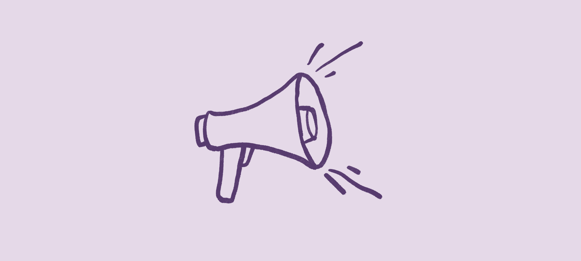 Megaphone illustration