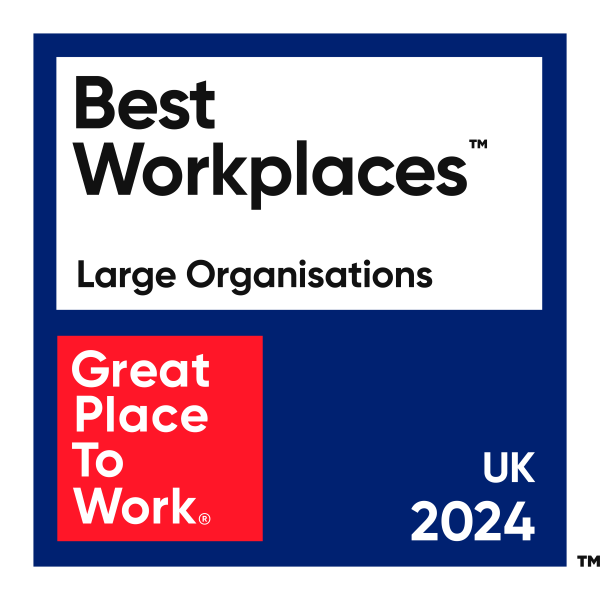 Best workplace for large organisations UK 2024