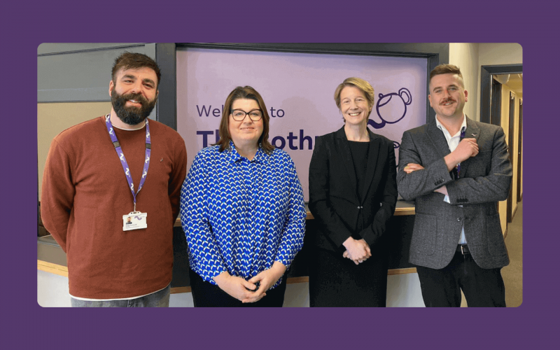 NHS Chief Executive, Amanda Pritchard, visits the North East to see community mental health support in action